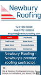 Mobile Screenshot of newburyroofing.com
